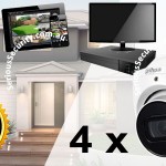 4x Dahua 6MP IP network CCTV System fully installed