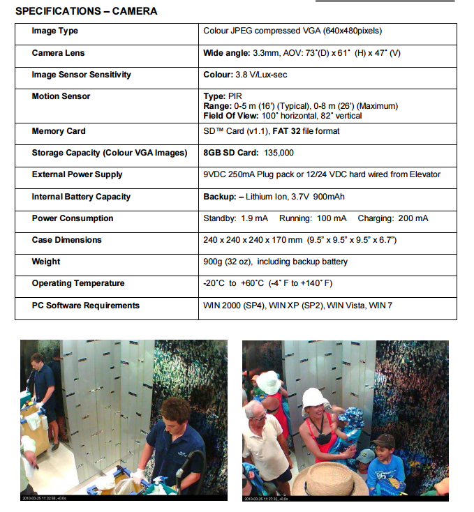 Specifications